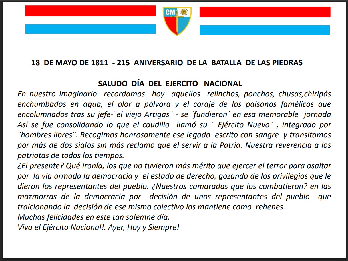 MENSAJE 18 DE MAYO 2026